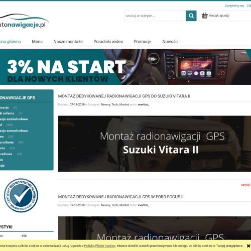 Dedykowana radio nawigacja gps