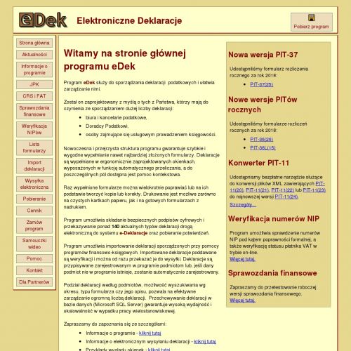Program do wysyłanie e-deklaracji klientów