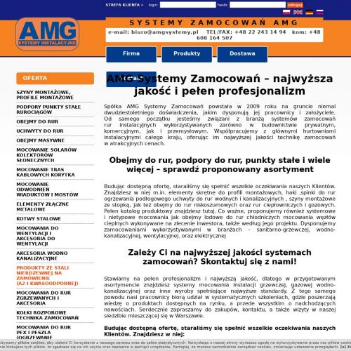 Obejmy ze stali nierdzewnej