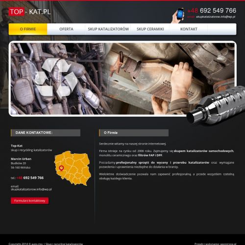 Katalizator skup cennik w Krakowie