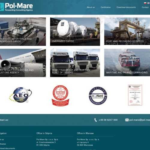 Warszawa - tranzyt towarów militarnych