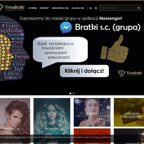 Biżuteria imitacja złota w Warszawie