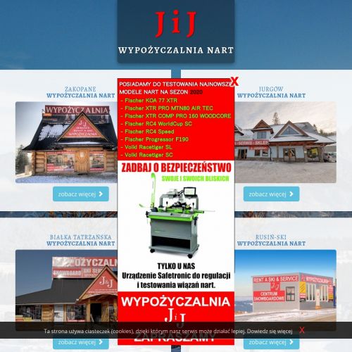 Jurgów narty biegowe w Zakopanem