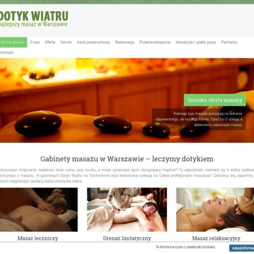 Warszawa - masaż miodem