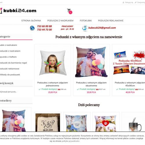 Poduszka z własnym zdjęciem w Łodzi