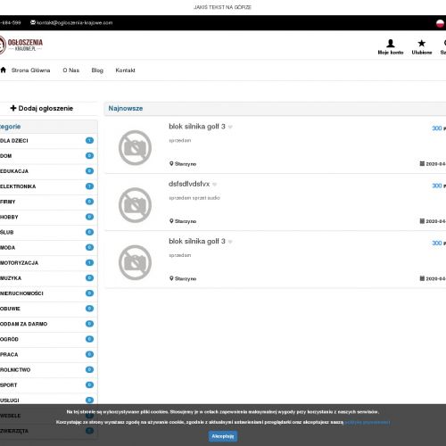 Ogłoszenia sprzedam kupię zamienię Sopot