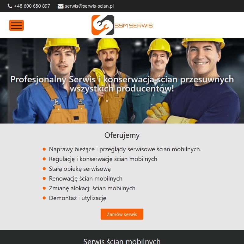 Naprawa ścian działowych - Warszawa