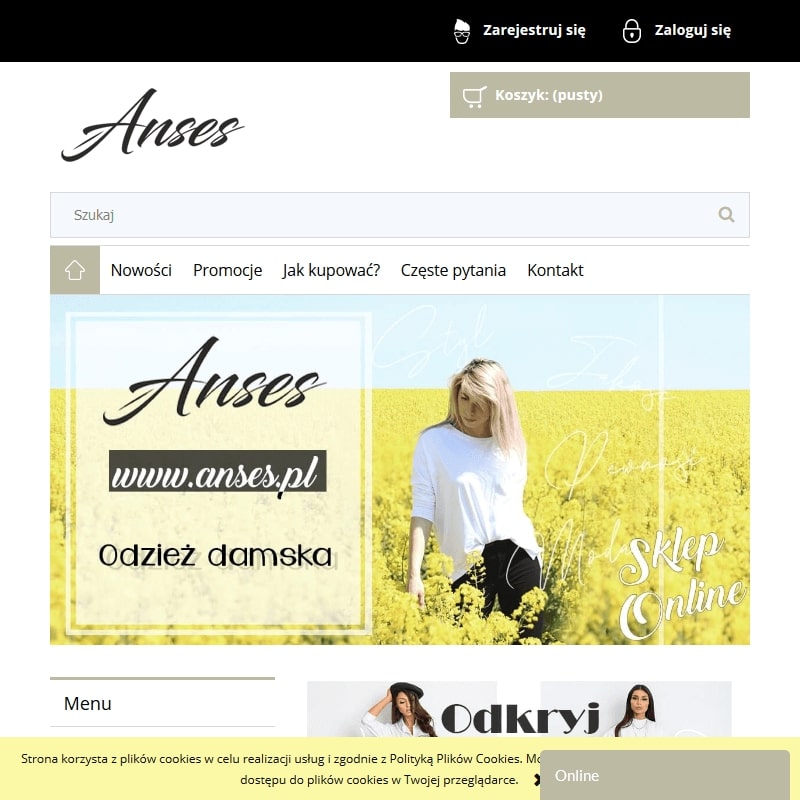 Spódnica z wysokim stanem kwiecista