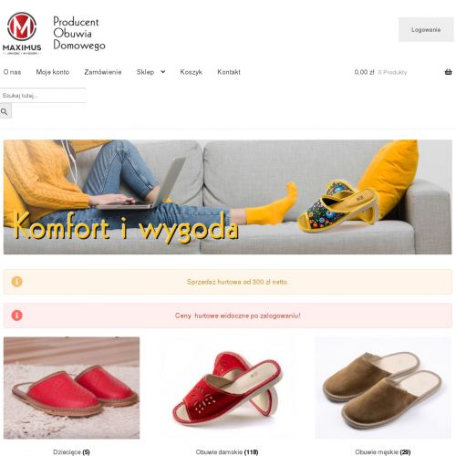 Ciepłe kapcie dla dziadka