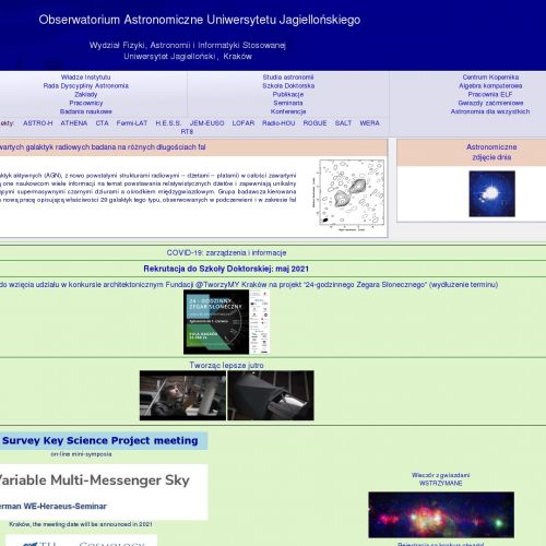 Studia podyplomowe astronomia