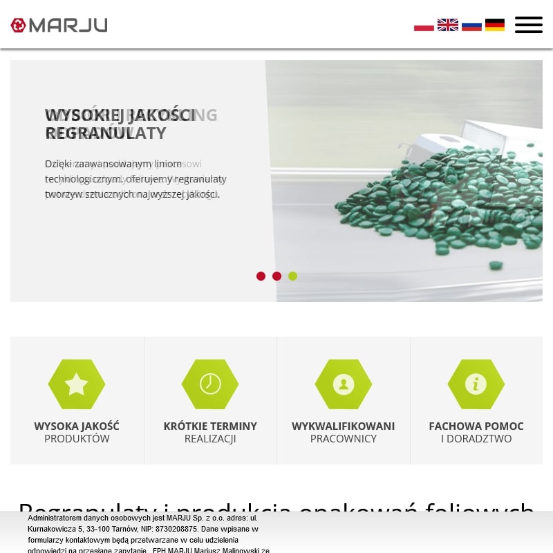 Tarnów - producent worków na śmieci