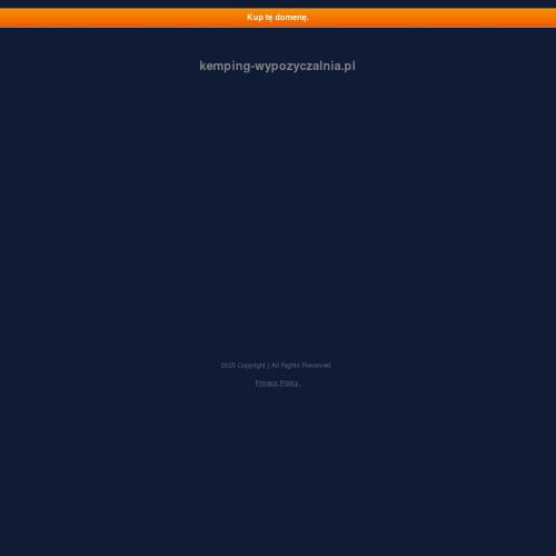 Przyczepa kempingowa do wynajęcia