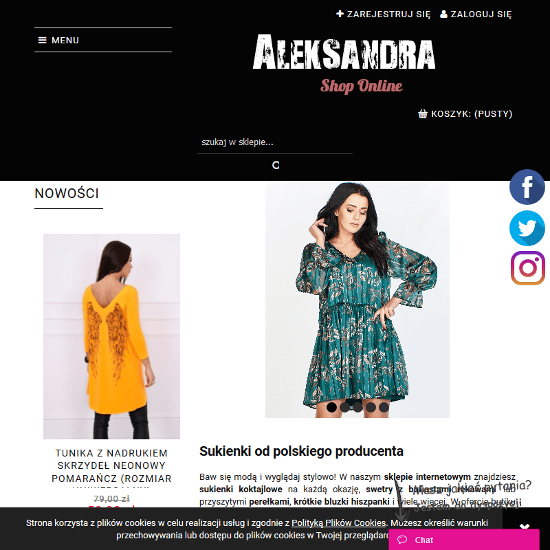 Modne duże rozmiary sklep internetowy