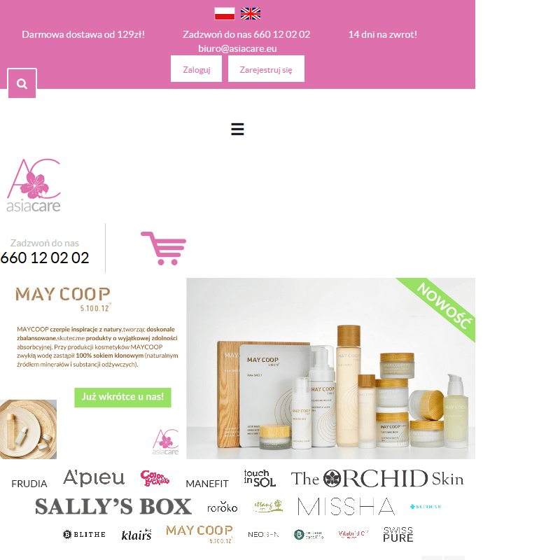 Azjatyckie kosmetyki sklep