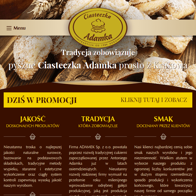 Ciastka producent