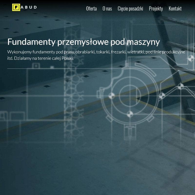 Fundament pod frezarkę - Wrocław