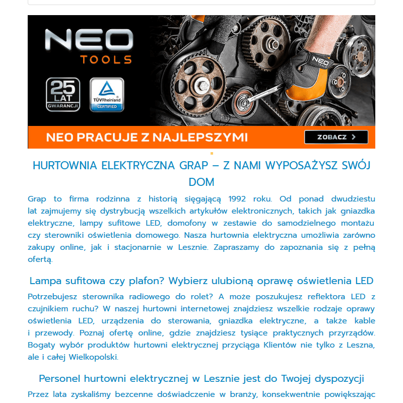 Leszno - włączniki legrand