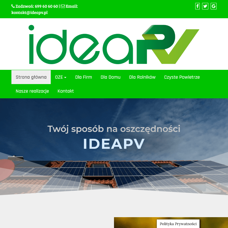 Bydgoszcz - panele monokrystaliczne